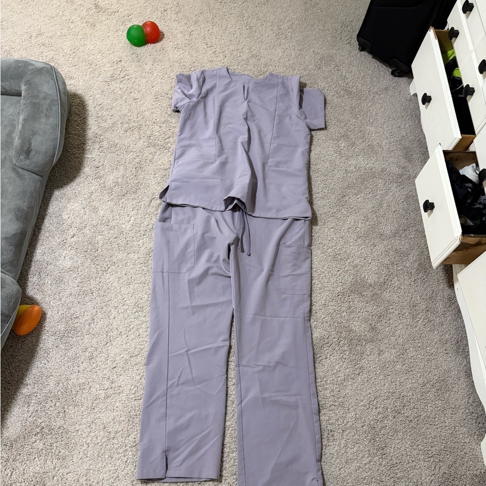Lavender mandala Women's scrub Set